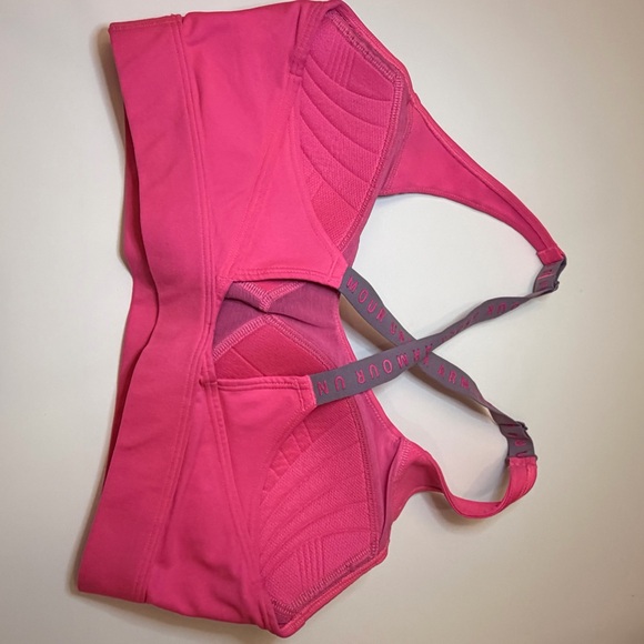 Under Armour Sports Bra Collection - Black, Green, Gray, Pink - Picture 13 of 15